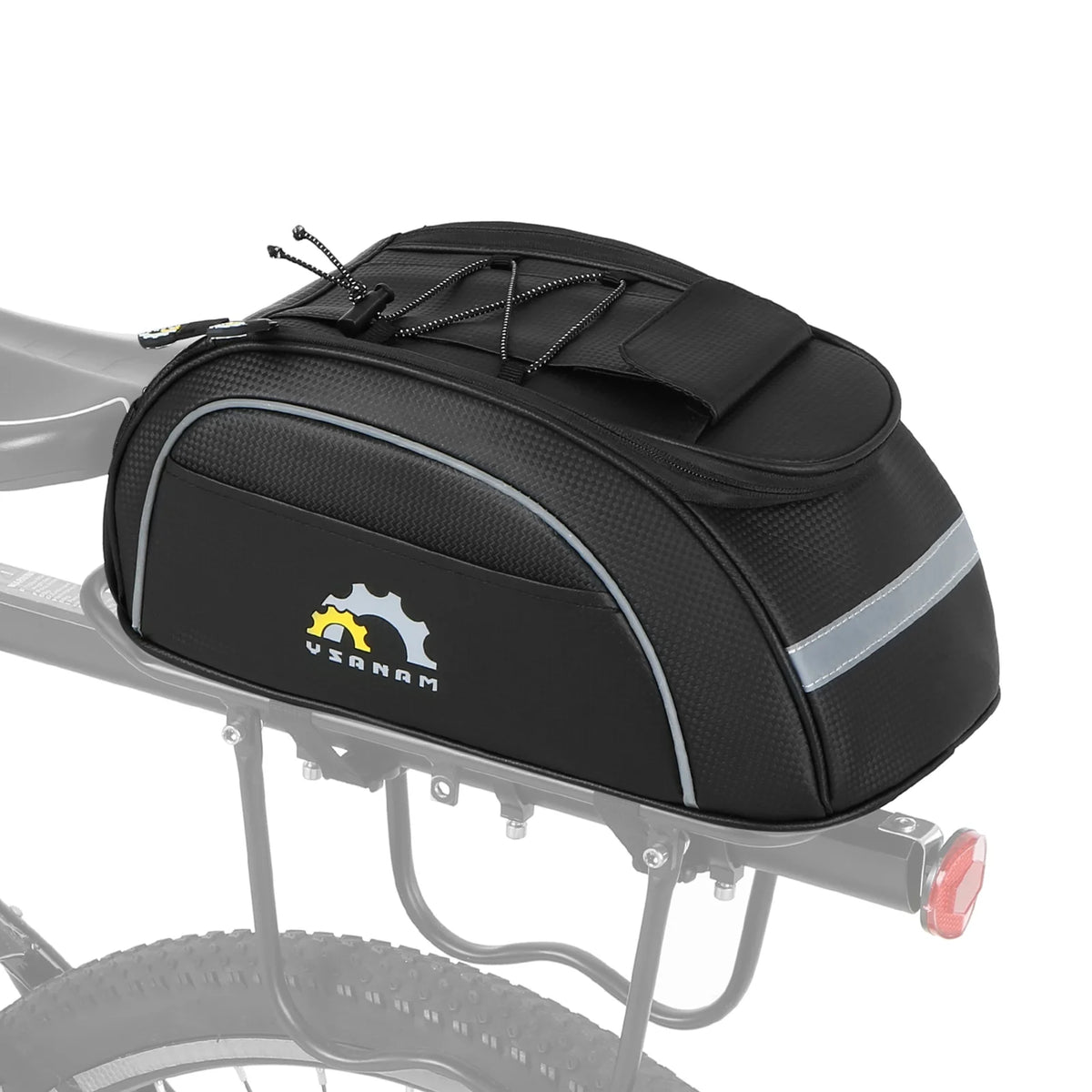 Waterproof Insulated Cooler Bag Bike Trunk Bag Rear Rack Bag Pannier U792443