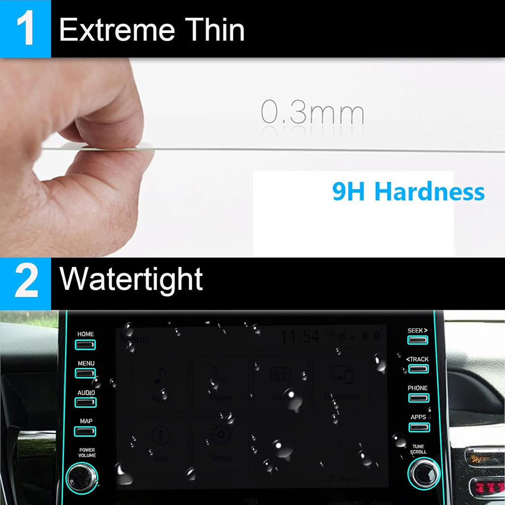 9-Inch Tempered Glass Screen Protector Pack of 2 C467961