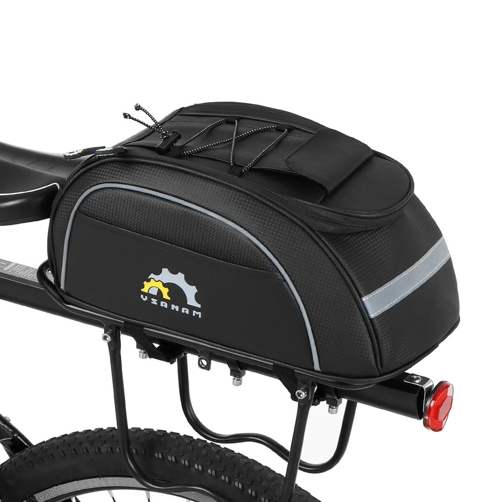 Waterproof Insulated Cooler Bag Bike Trunk Bag Rear Rack Bag Pannier U792443