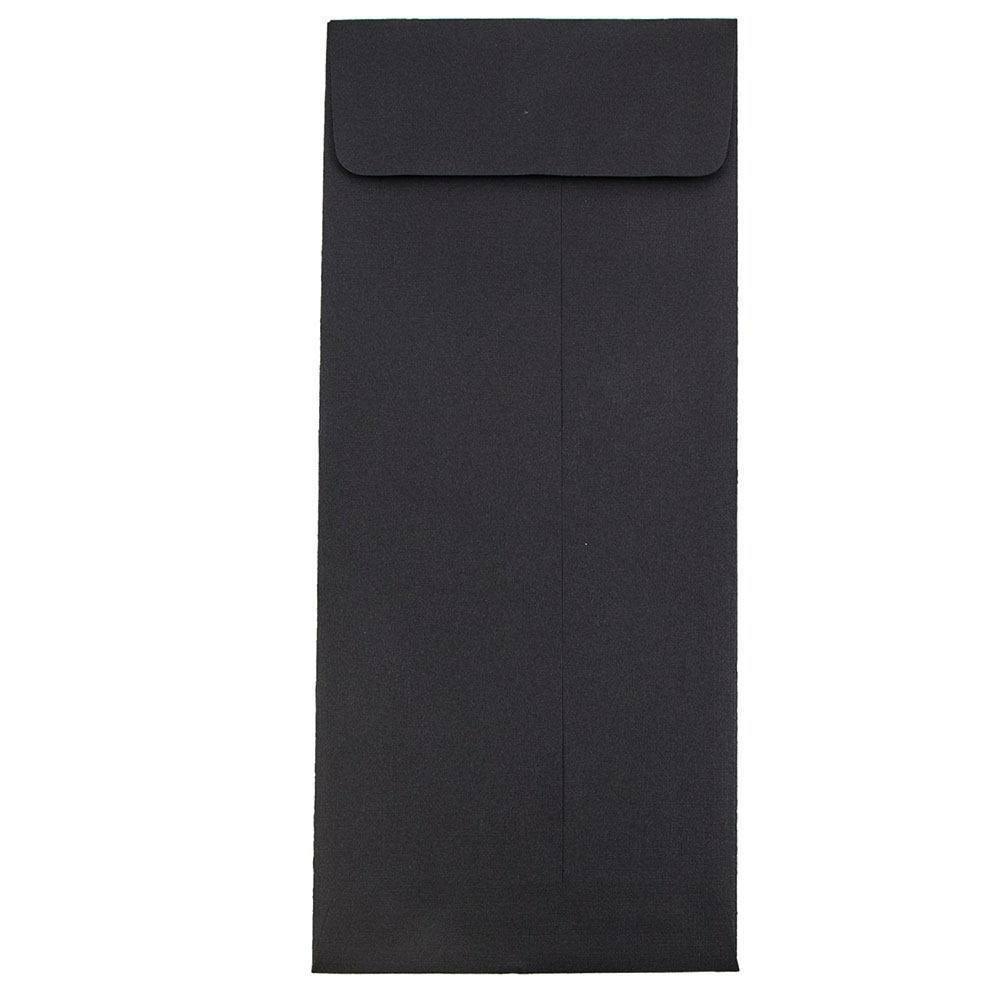 Black Linen Recycled Policy Envelopes, 1000/Carton F8802