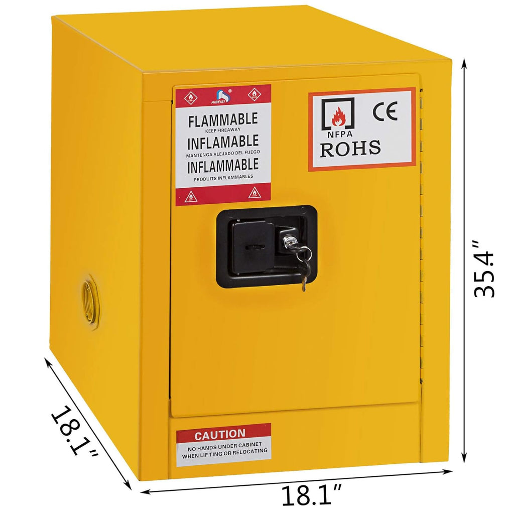 17 x 17 x 22 Galvanized Steel Flammable Storage Cabinet R57501