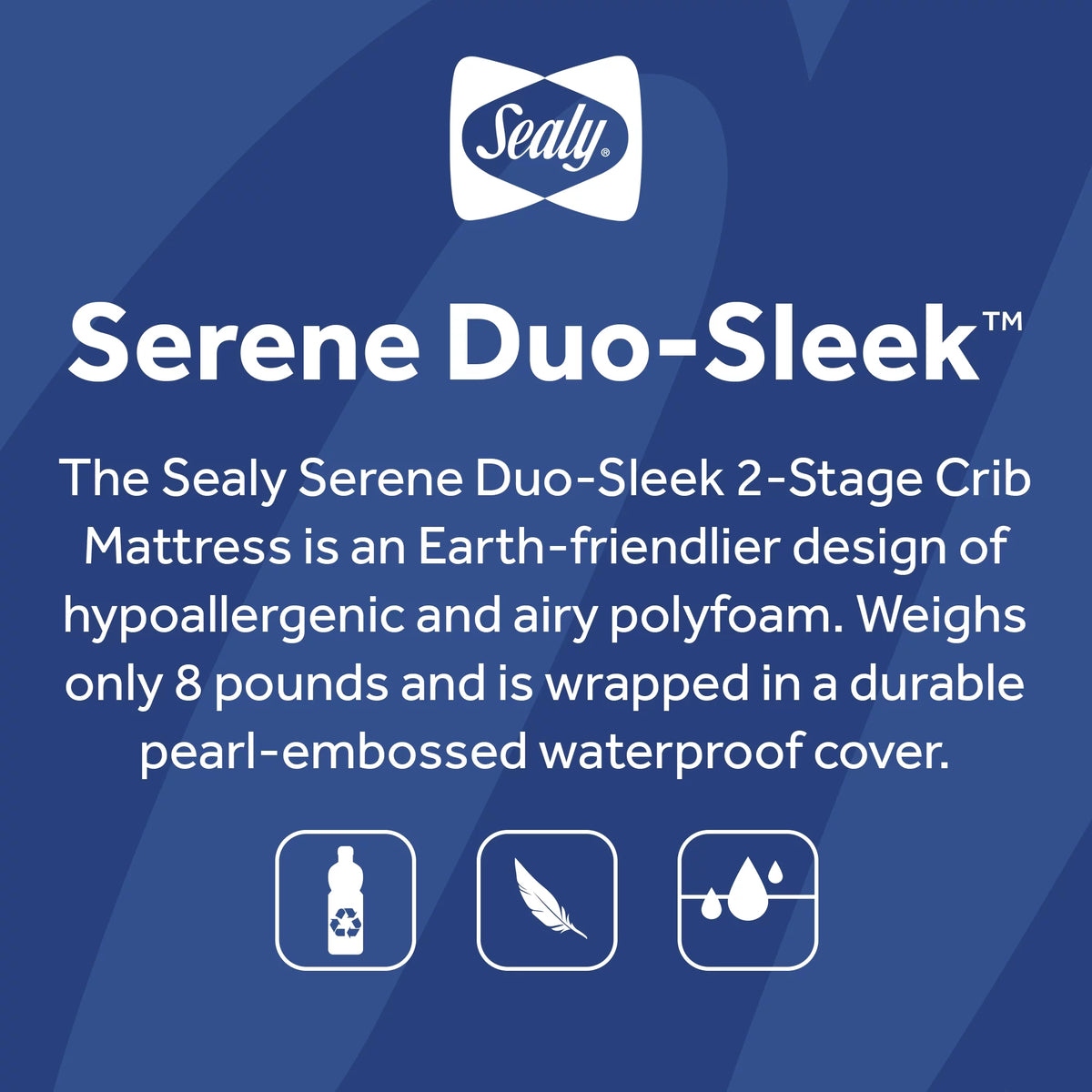 2-Stage Foam Crib Mattress G94342