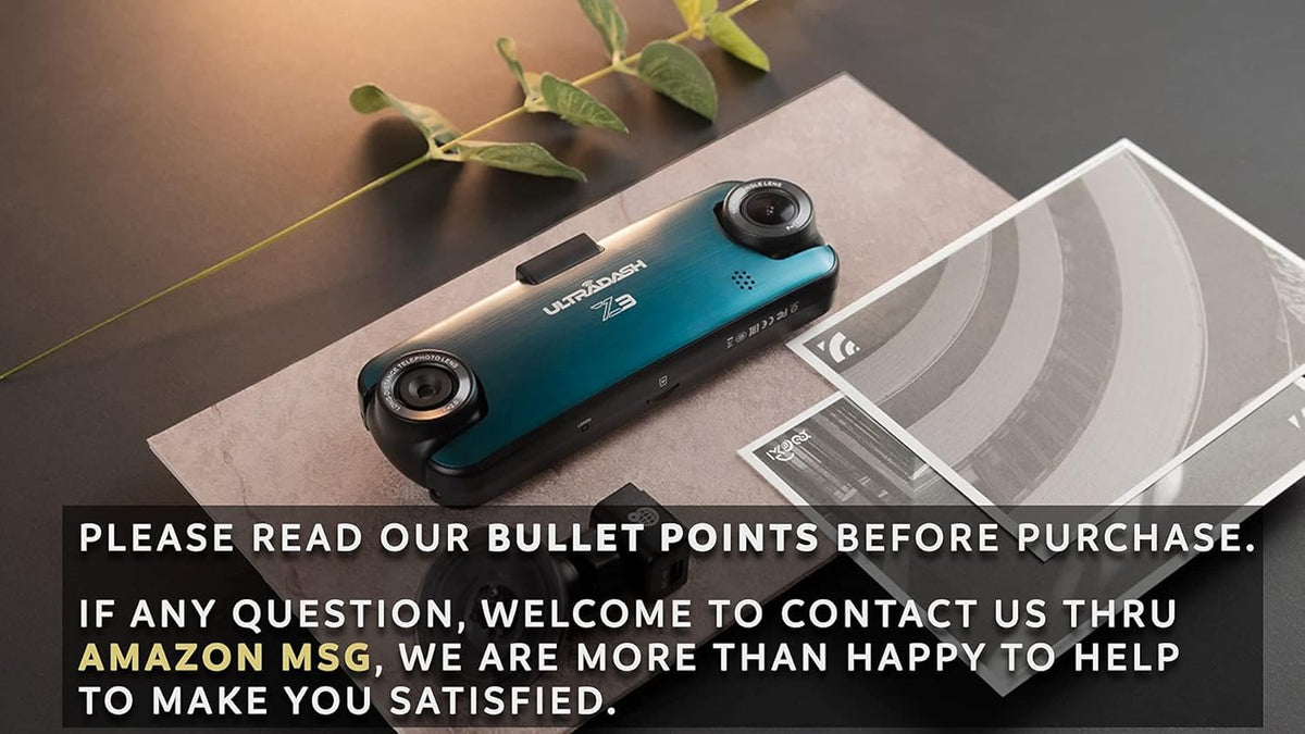 Dual Lens Dash Cam with IR Night Vision P828