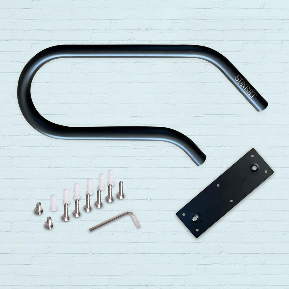 304SS Wall Mounted U Shaped Handrail 1.25" Tube Hand Railing Y70454