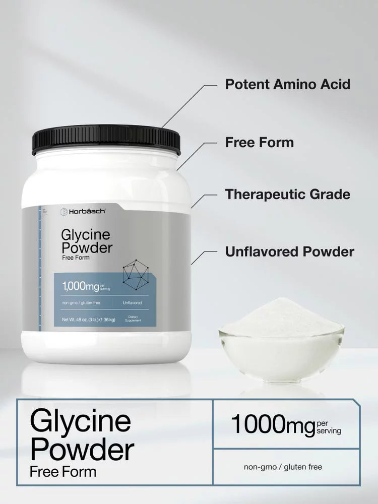 Glycine Powder 3 lbs Unflavored T744