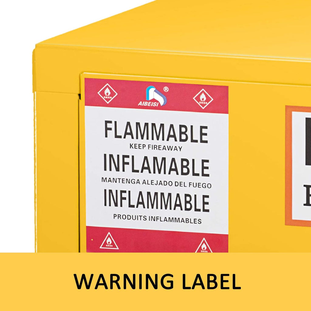17 x 17 x 22 Galvanized Steel Flammable Storage Cabinet R57501