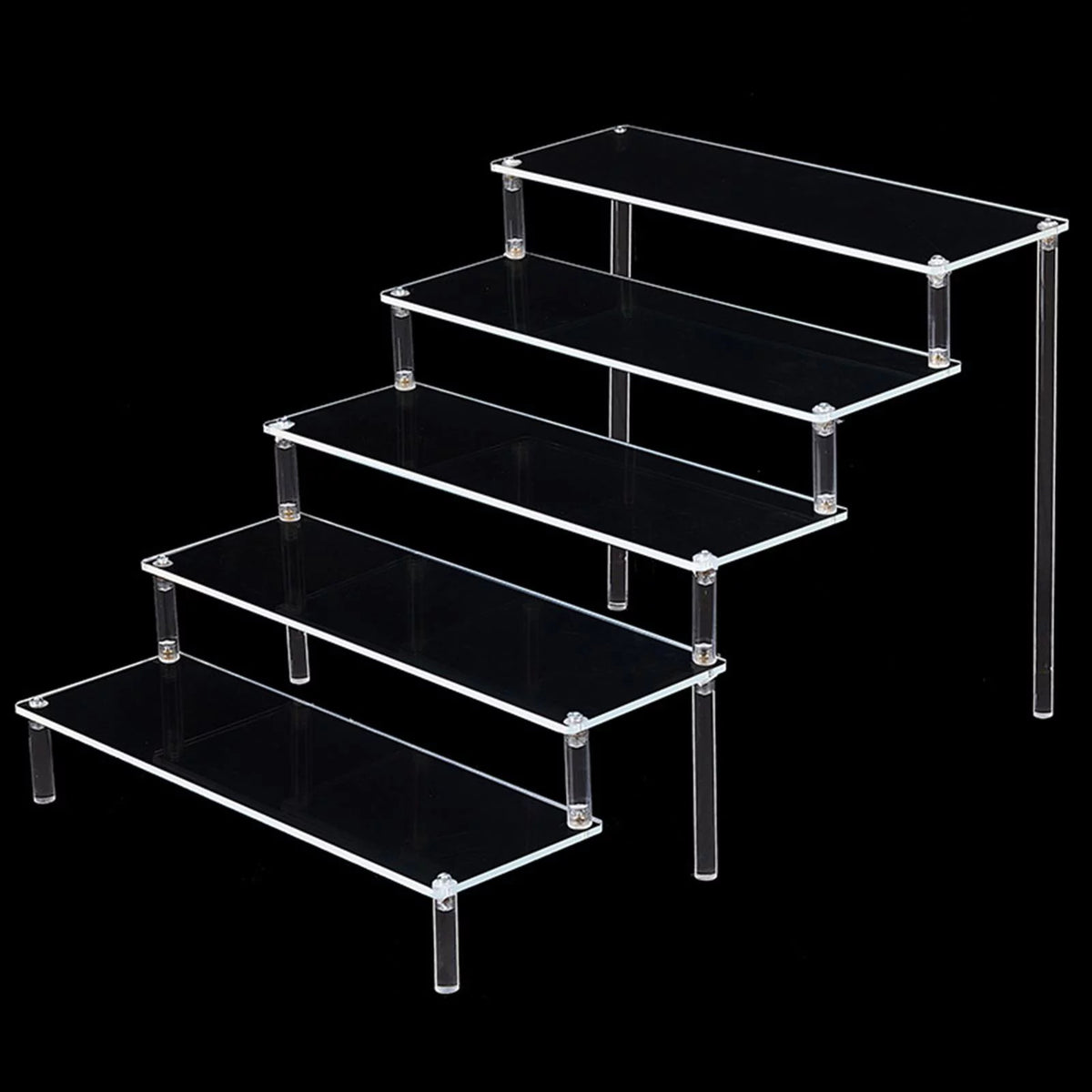 Acrylic Rack Storage Organizer Display Stand Countertop Riser P9958