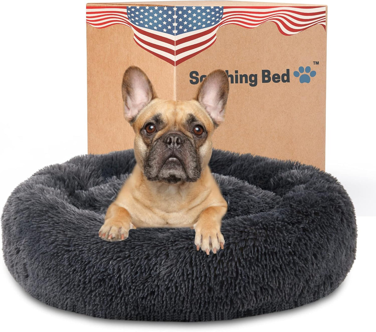 Extra Large Washable Plush Dog Bed Pack of 2 S37514