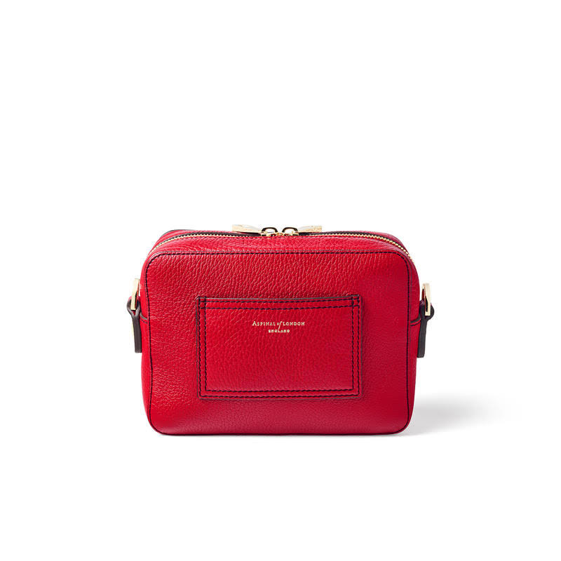 Camera Bag in Cherry Pebble T66929