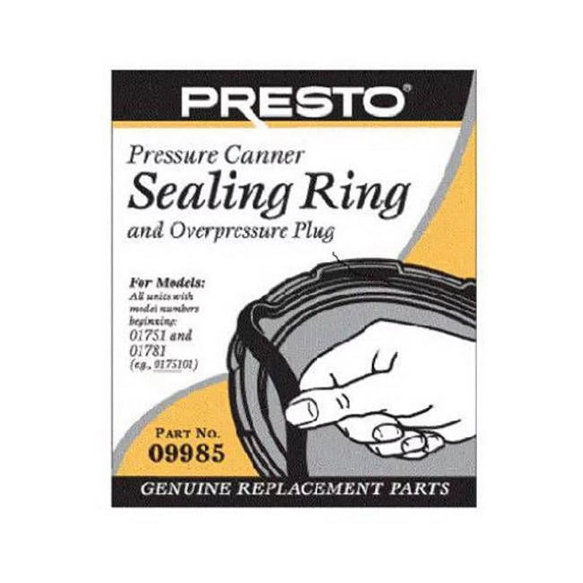 Pressure Canner Sealing Ring and Overpressure Plug X650260