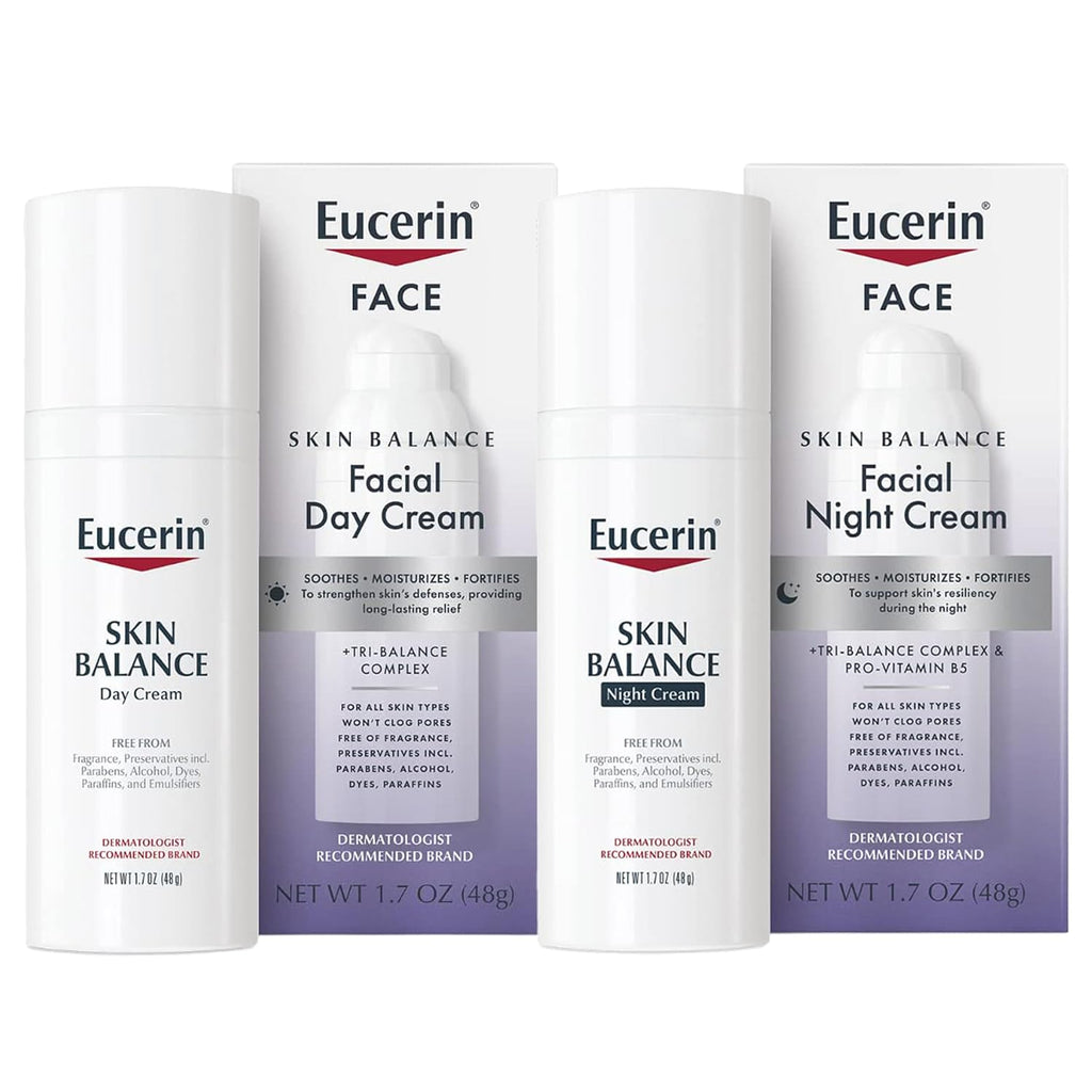 Fragrance Free Face Moisturizer Set, 1.7 Oz Bottle + 1.7 Oz Bottle I22969