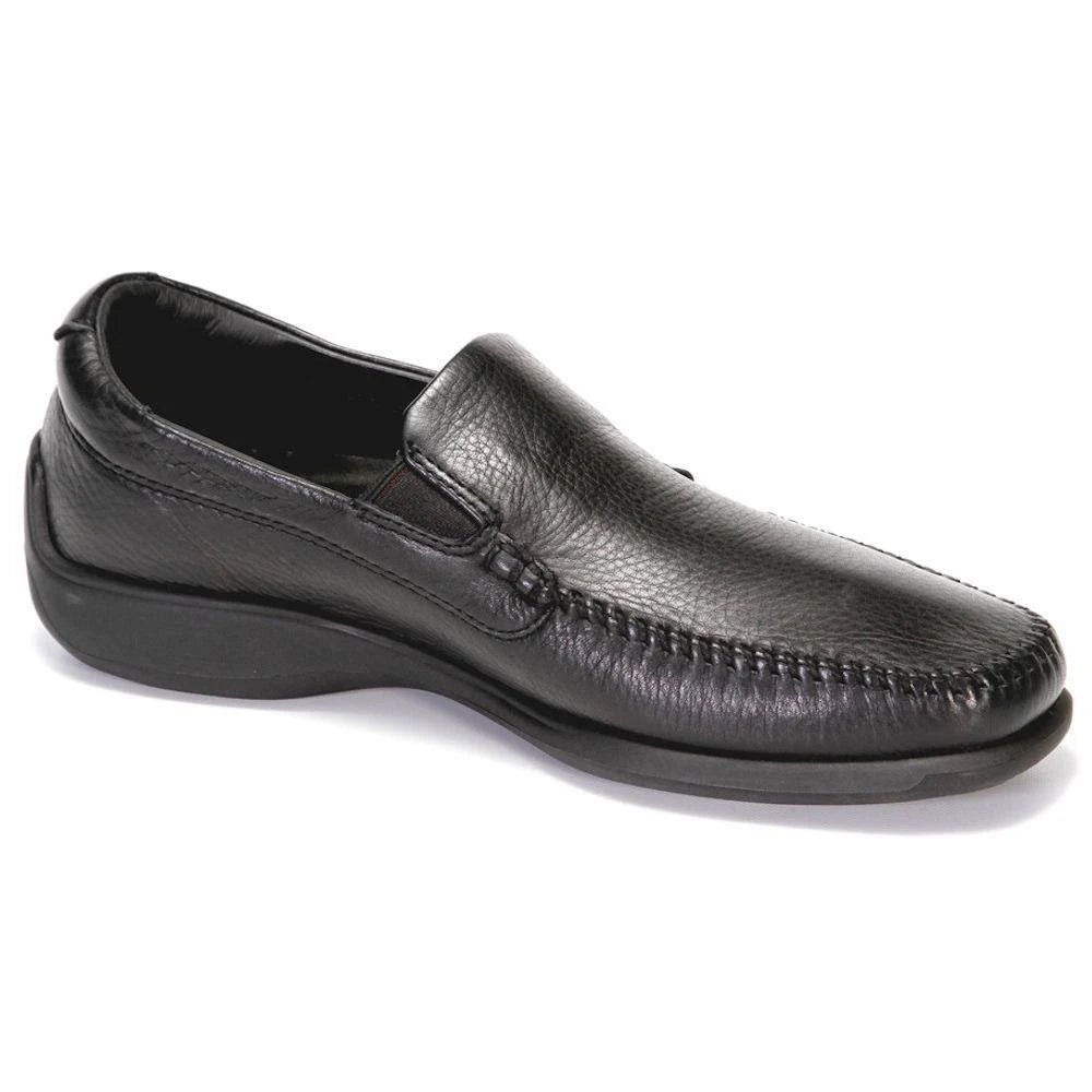 Black Waxed Leather Shoes G430450