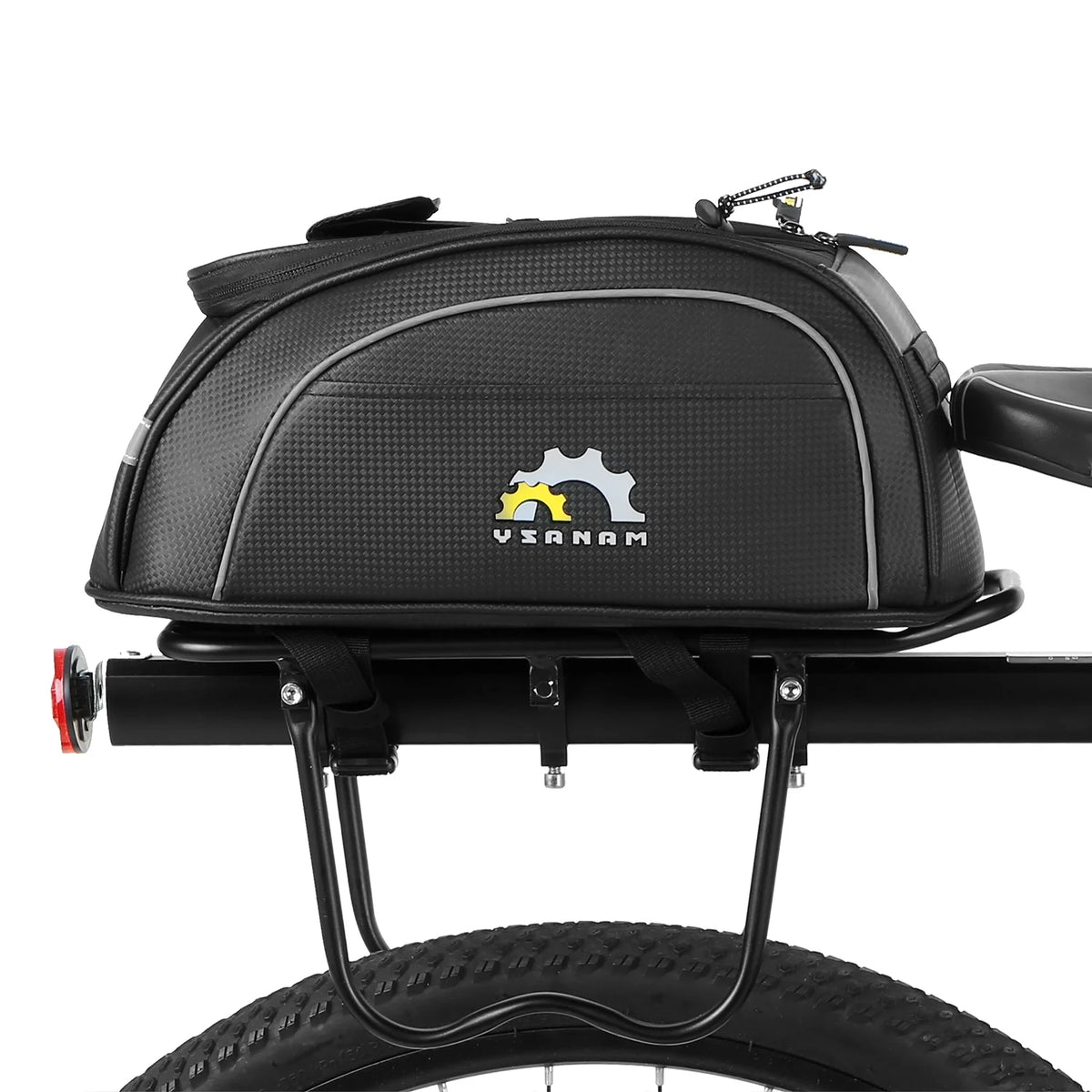 Waterproof Insulated Cooler Bag Bike Trunk Bag Rear Rack Bag Pannier U792443