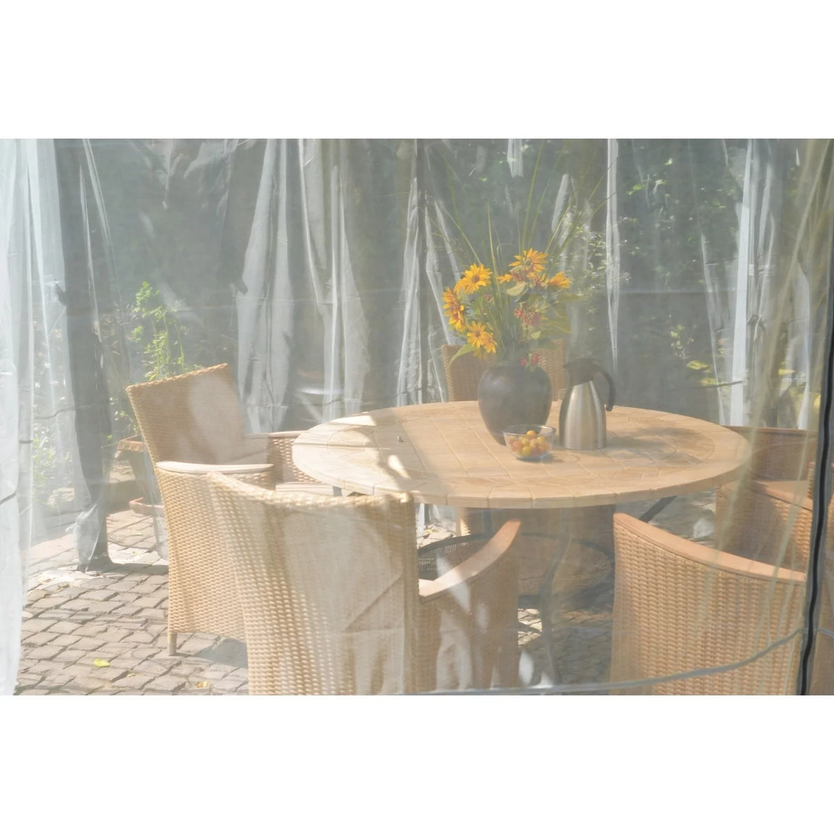 14' x 14' Gazebo Netting Set 4 Piece P1306