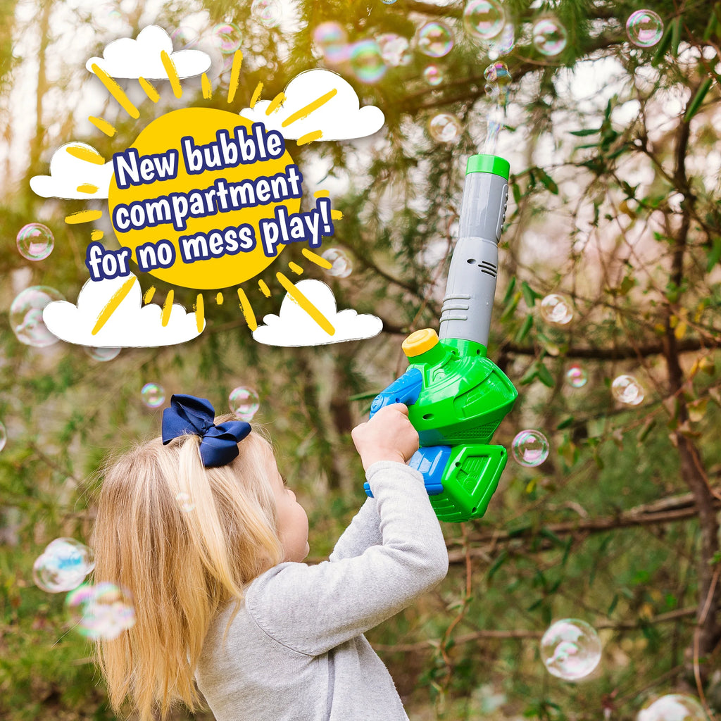 Bubble-N-Fun Toy Leaf Blower with 4oz Refill Solution V11548