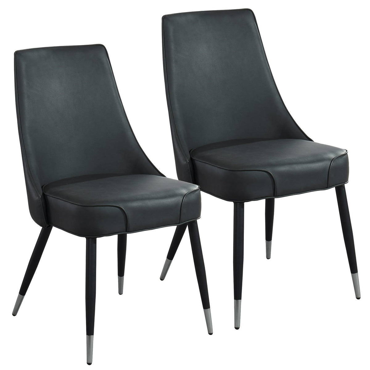 Grey Side Chair, Set of 2 N5236