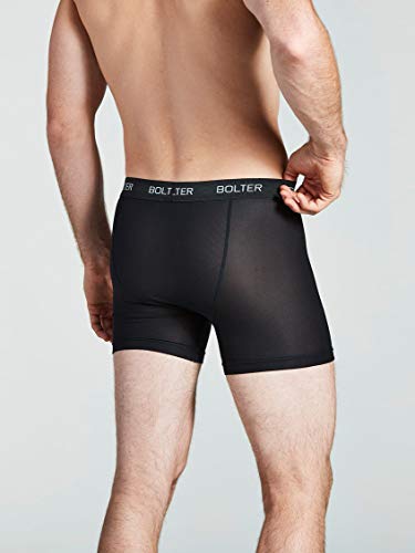 Men's Nylon Spandex Performance Boxer Briefs 4-Pack B1859