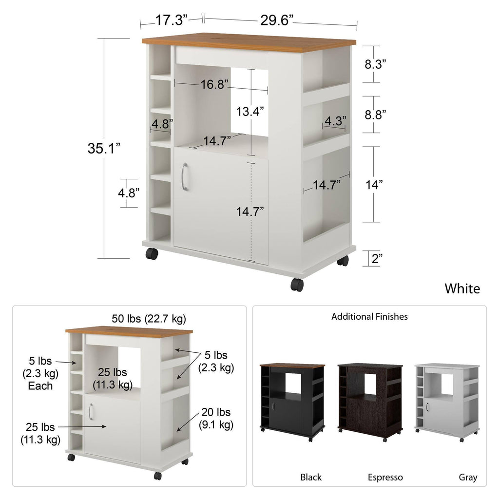 Espresso Kitchen Cart X2213