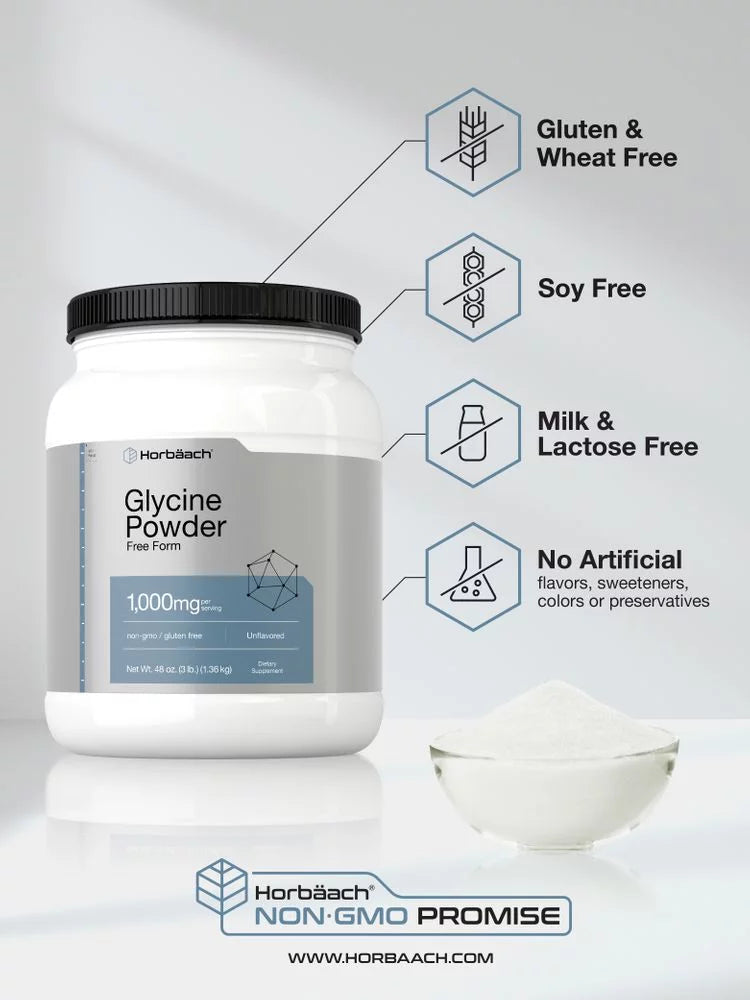 Glycine Powder 3 lbs Unflavored T744