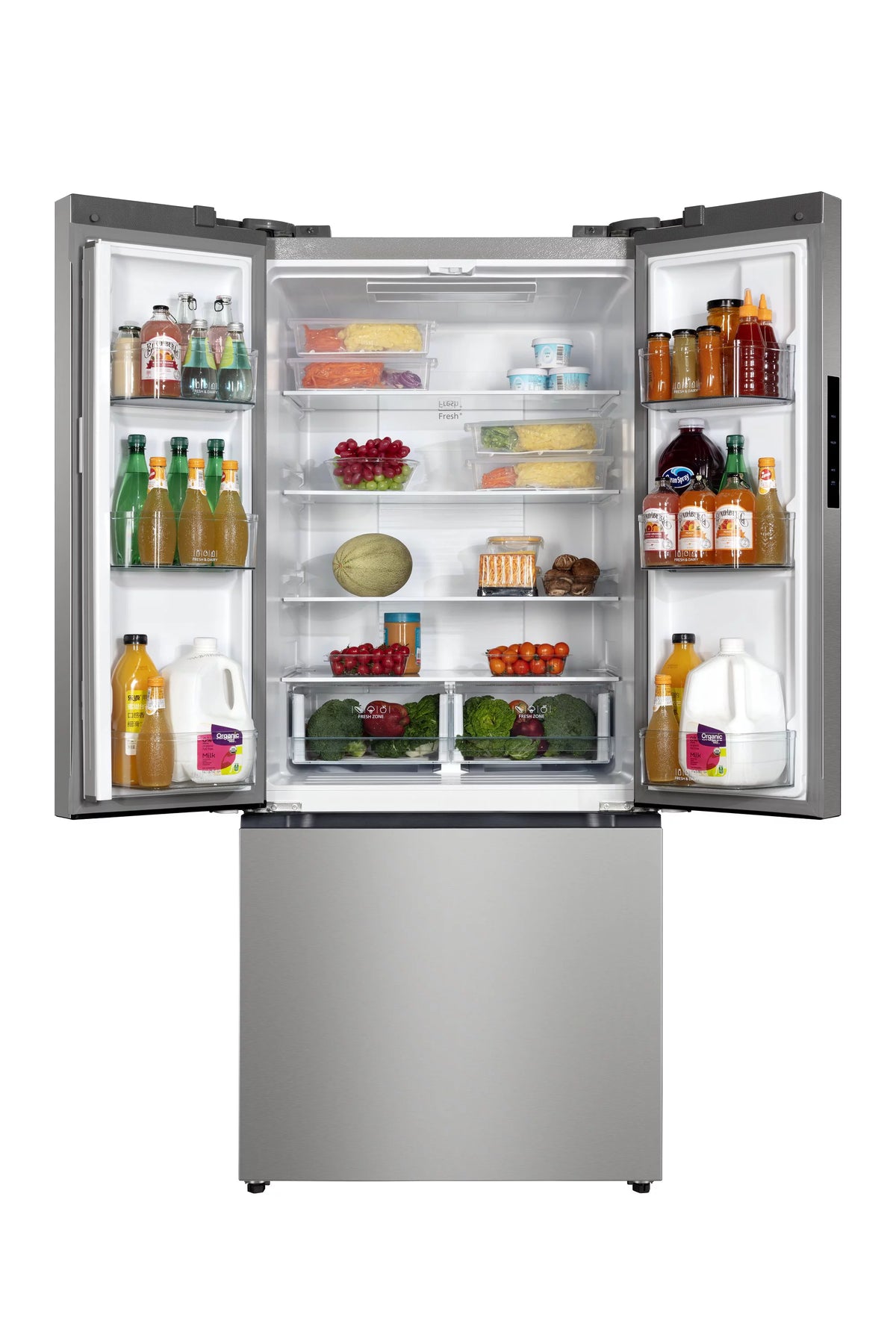 17.7 Cu. Ft. French Door Refrigerator, Platinum Silver Z690