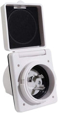 30A 125V Power Inlet Receptacle with 3 Stainless Steel Pins X87660