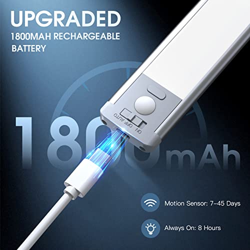 2 Pack Rechargeable Motion Sensor Under Cabinet Light O699