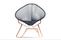 Acapulco Rocker Chair Grey Copper K6368