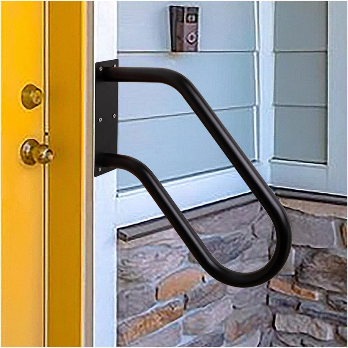 304SS Wall Mounted U Shaped Handrail 1.25" Tube Hand Railing Y70454