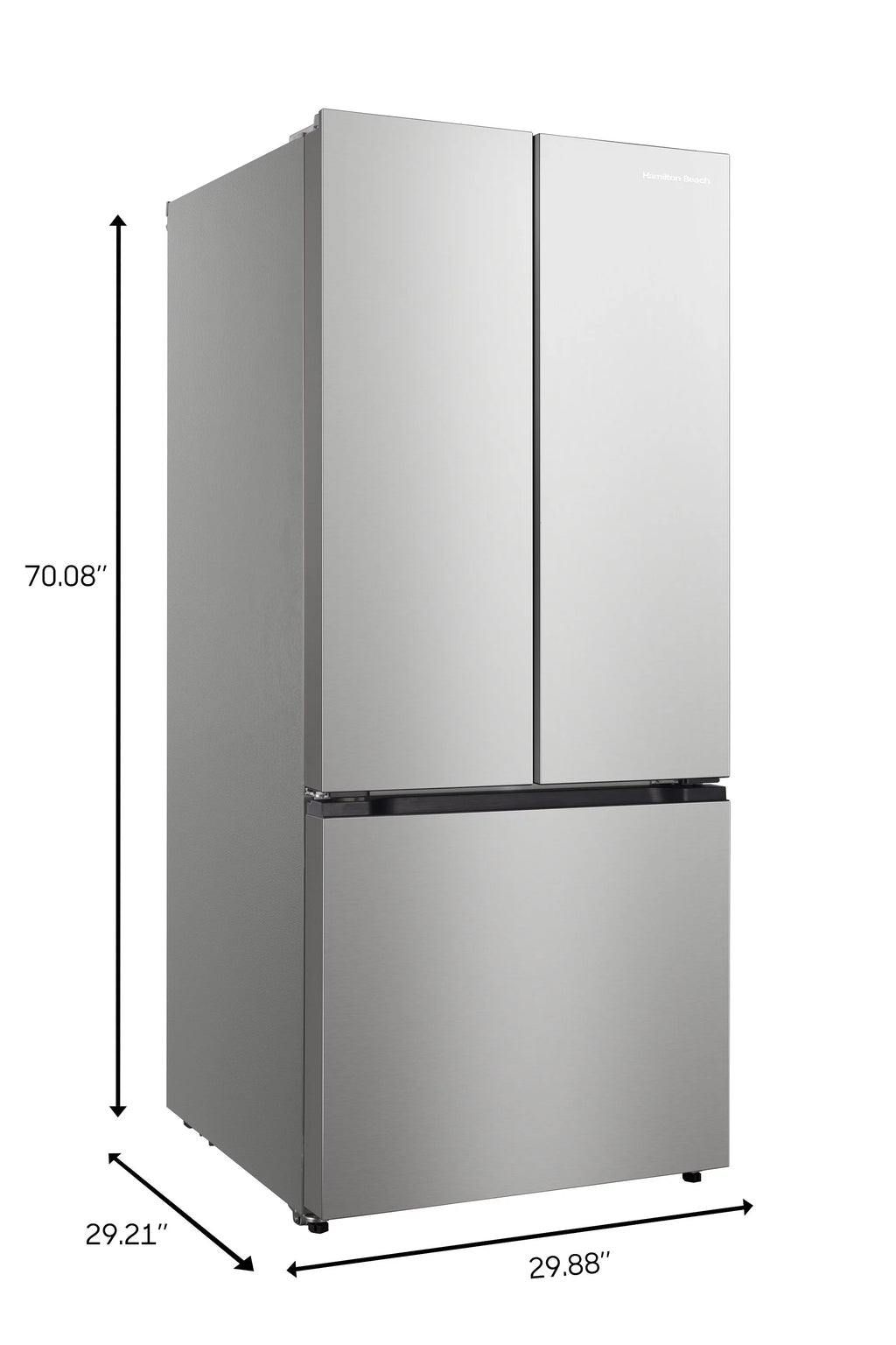 17.7 Cu. Ft. French Door Refrigerator, Platinum Silver Z690