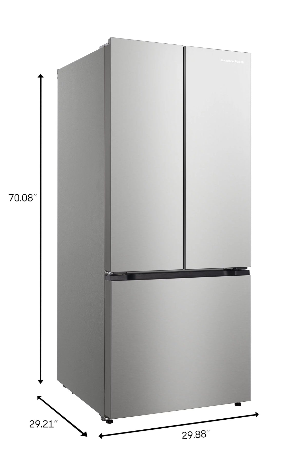 17.7 Cu. Ft. French Door Refrigerator, Platinum Silver Z690