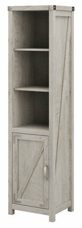 Tall Narrow 5 Shelf Bookcase with Door D59104
