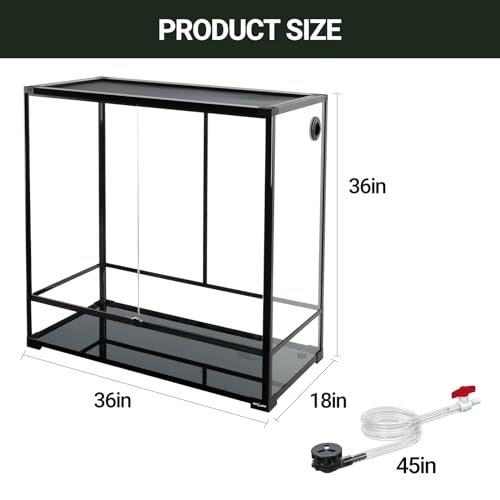 100 Gallon Extra Tall Reptile Tank with Mesh S8002