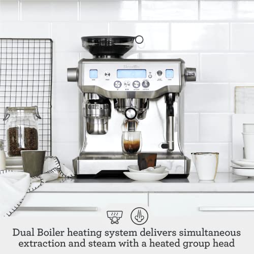Brushed Stainless Steel Espresso Machine V485853