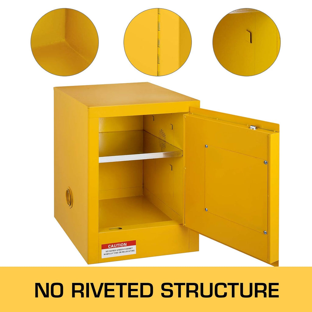 17 x 17 x 22 Galvanized Steel Flammable Storage Cabinet R57501