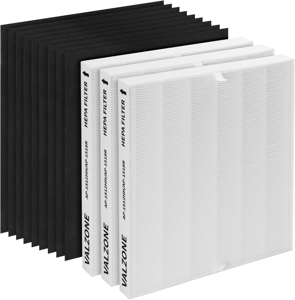 3 Pack True HEPA Filters with 9 Extra Carbon Filters L58610