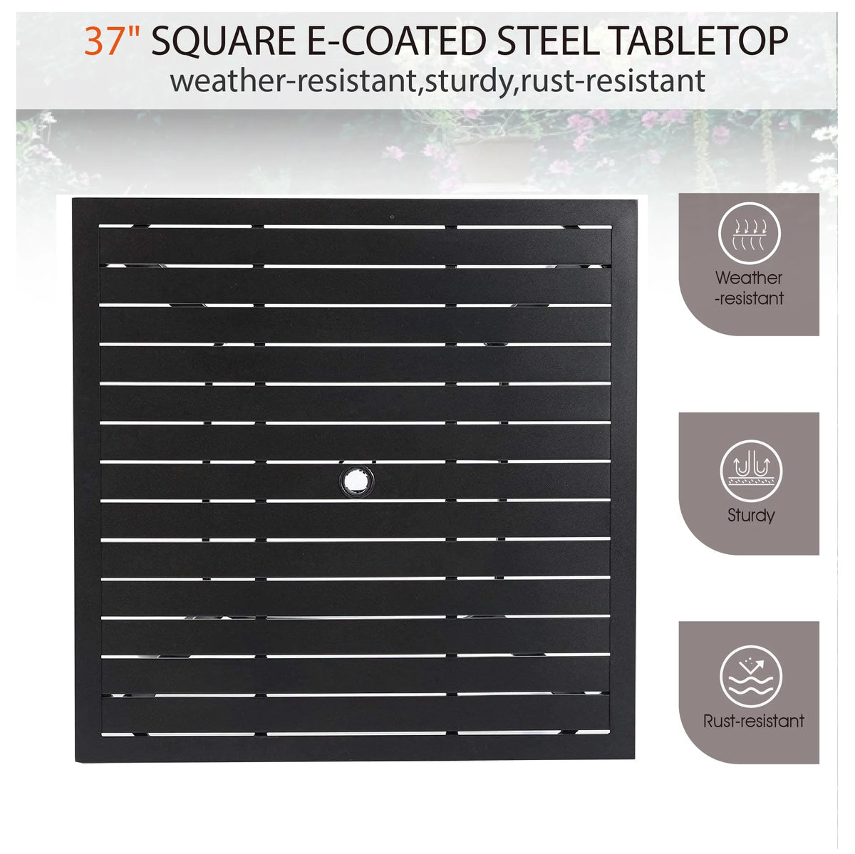 5-Piece Cast Aluminum Patio Dining Set M545887