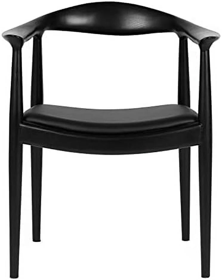 Black Upholstered Accent Chair U478