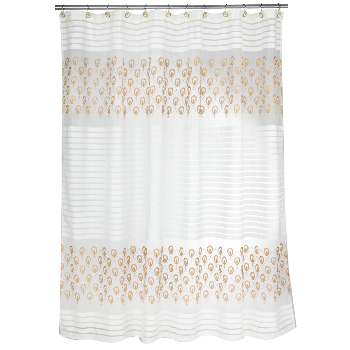 Shower Curtain and Hooks Set X289