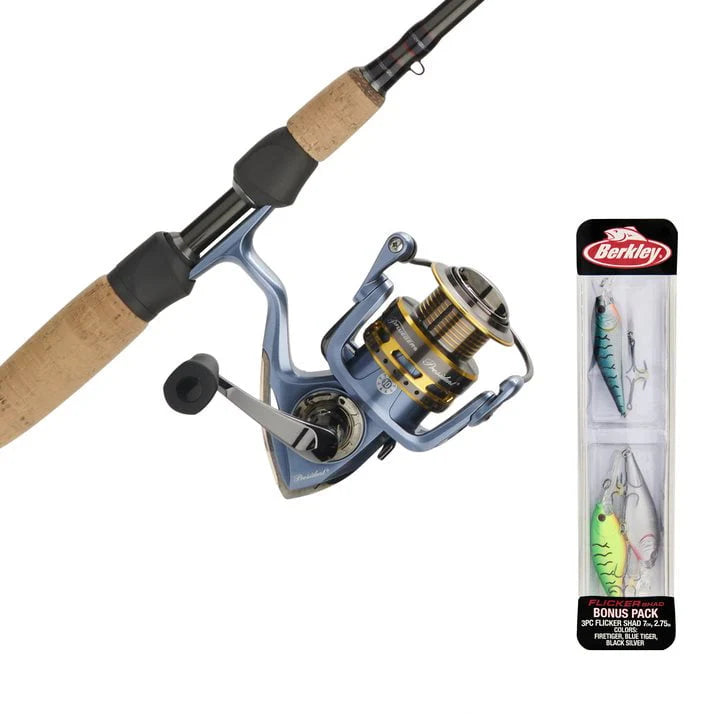 Spinning Rod and Reel Combo & Bait Kit R7579