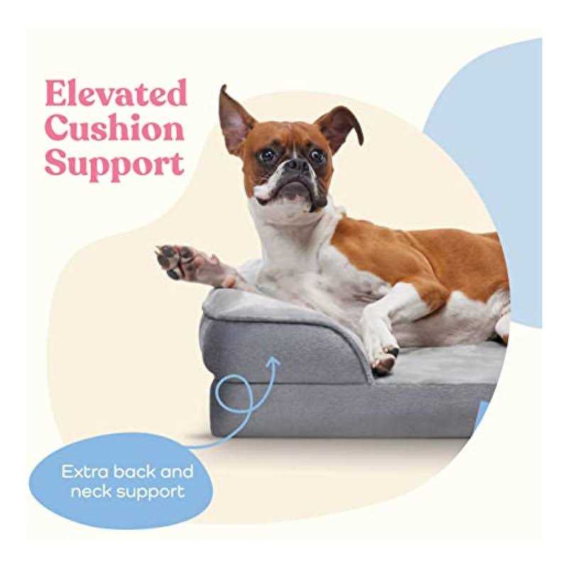 Waterproof Plush Dog Bed with Removable Washable Cover G416