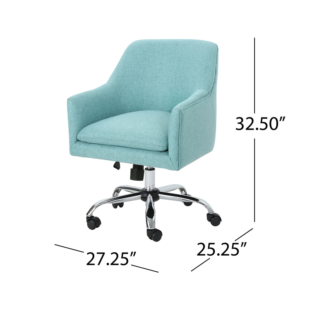 Blue Fabric Home Office Chair L7539