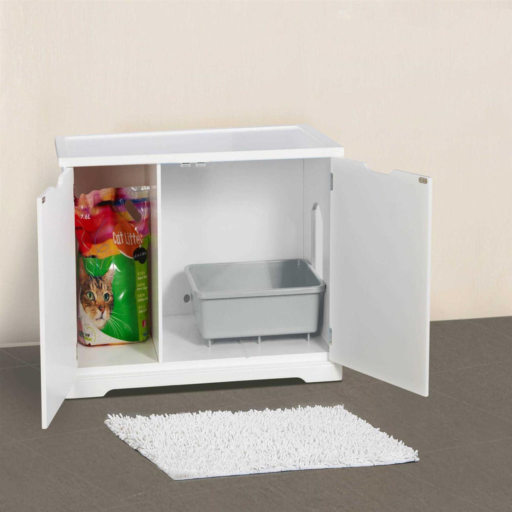 White Cat Washroom Bench M91174