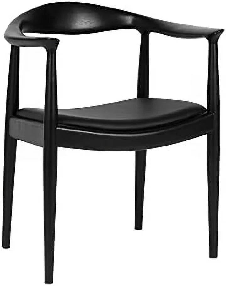 Black Upholstered Accent Chair U478