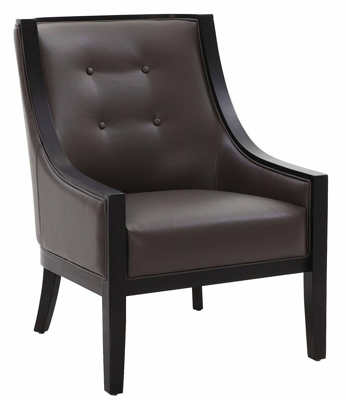 Grey Leather Armchair L25516