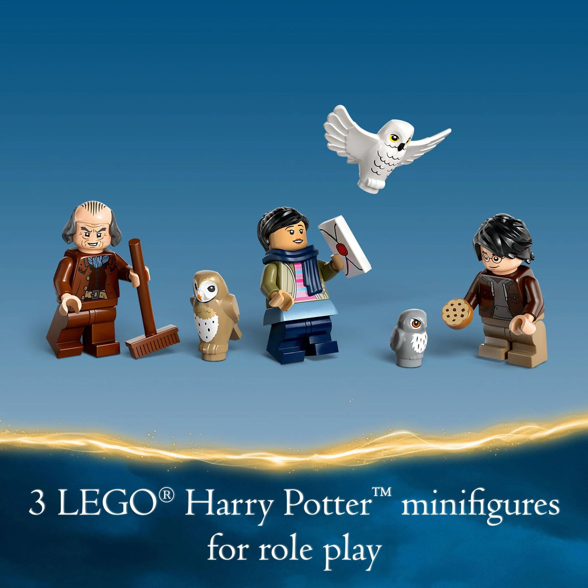 Harry Potter Toy Playset with 3 Characters Y694694