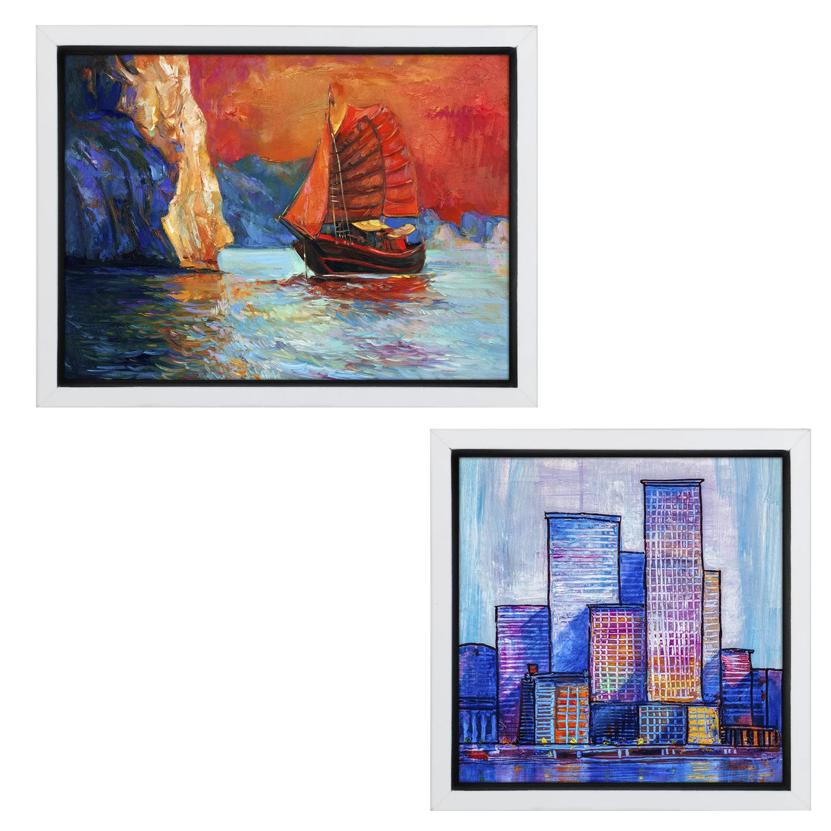 3 Pack 12x12 White Floater Frames X389