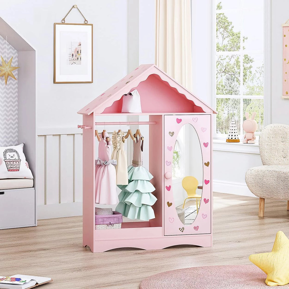 Kids Dress Up Storage with Mirror D389