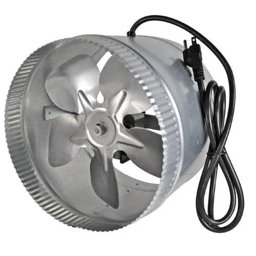 10 in. Duct Fan with Attached Power Cord T377