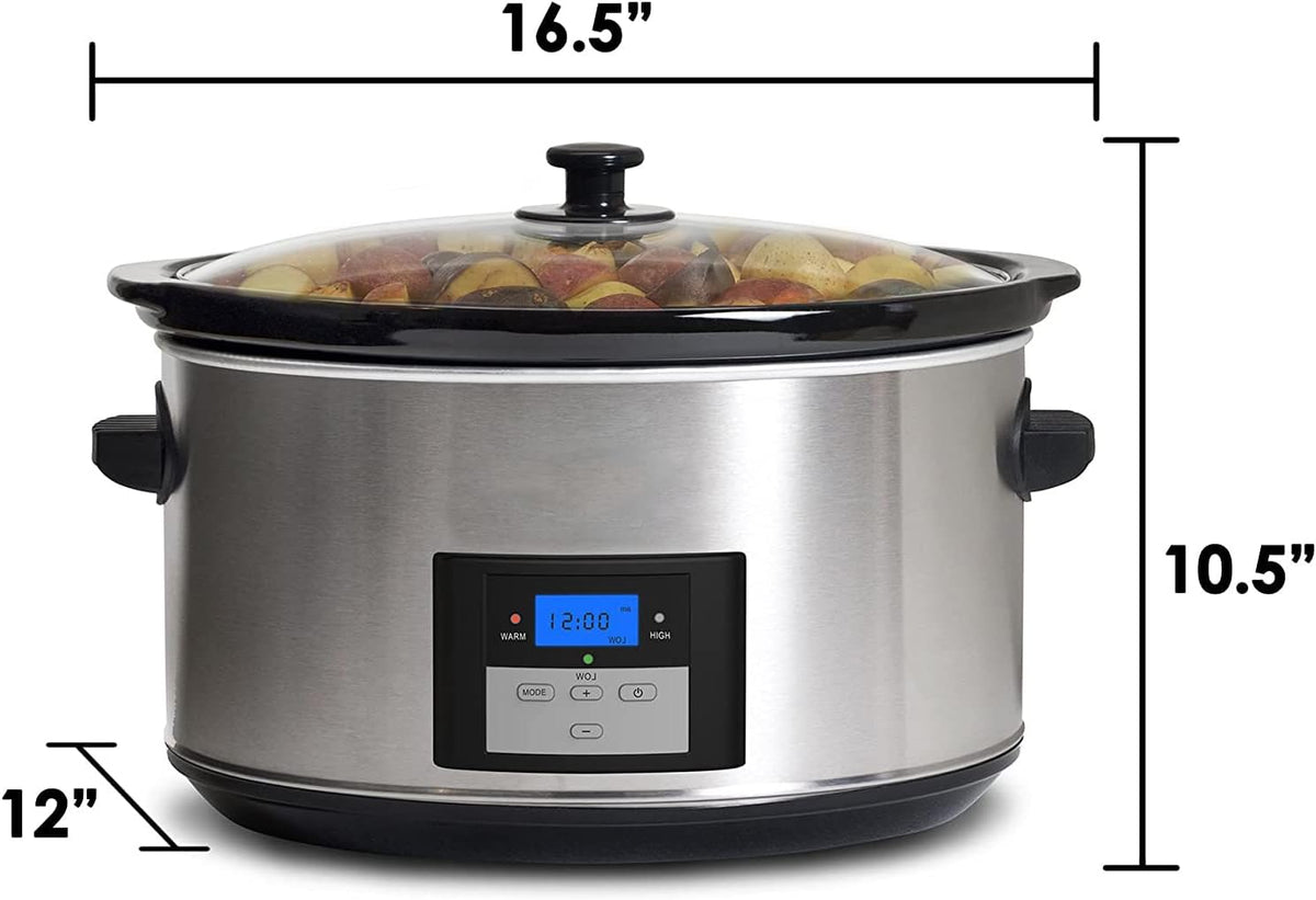 8.5 Quart Programmable Electric Slow Cooker H2843