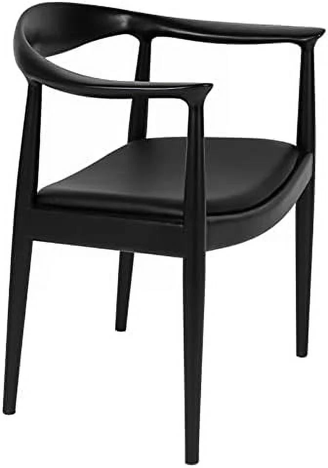 Black Upholstered Accent Chair U478